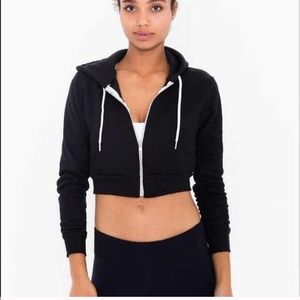 American Apparel cropped hoodie